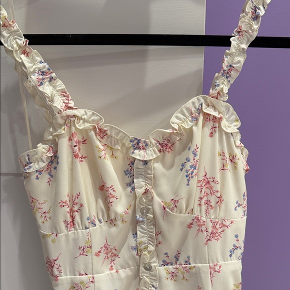 Floral mini dress - Picture 3 of 7